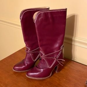 Zodiac Leather vintage boots